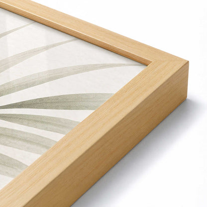 [Color:American Maple], Picture of art in a Polished Chrome frame at an angle