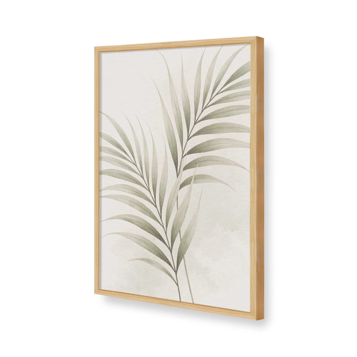 [Color:American Maple], Picture of art in a Polished Chrome frame of the corner