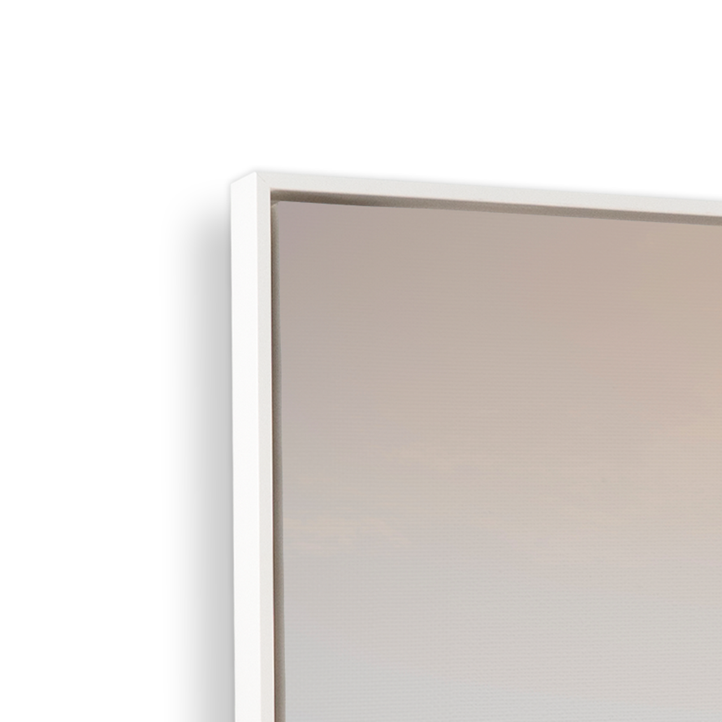 [color:Satin White], Picture of corner of frame