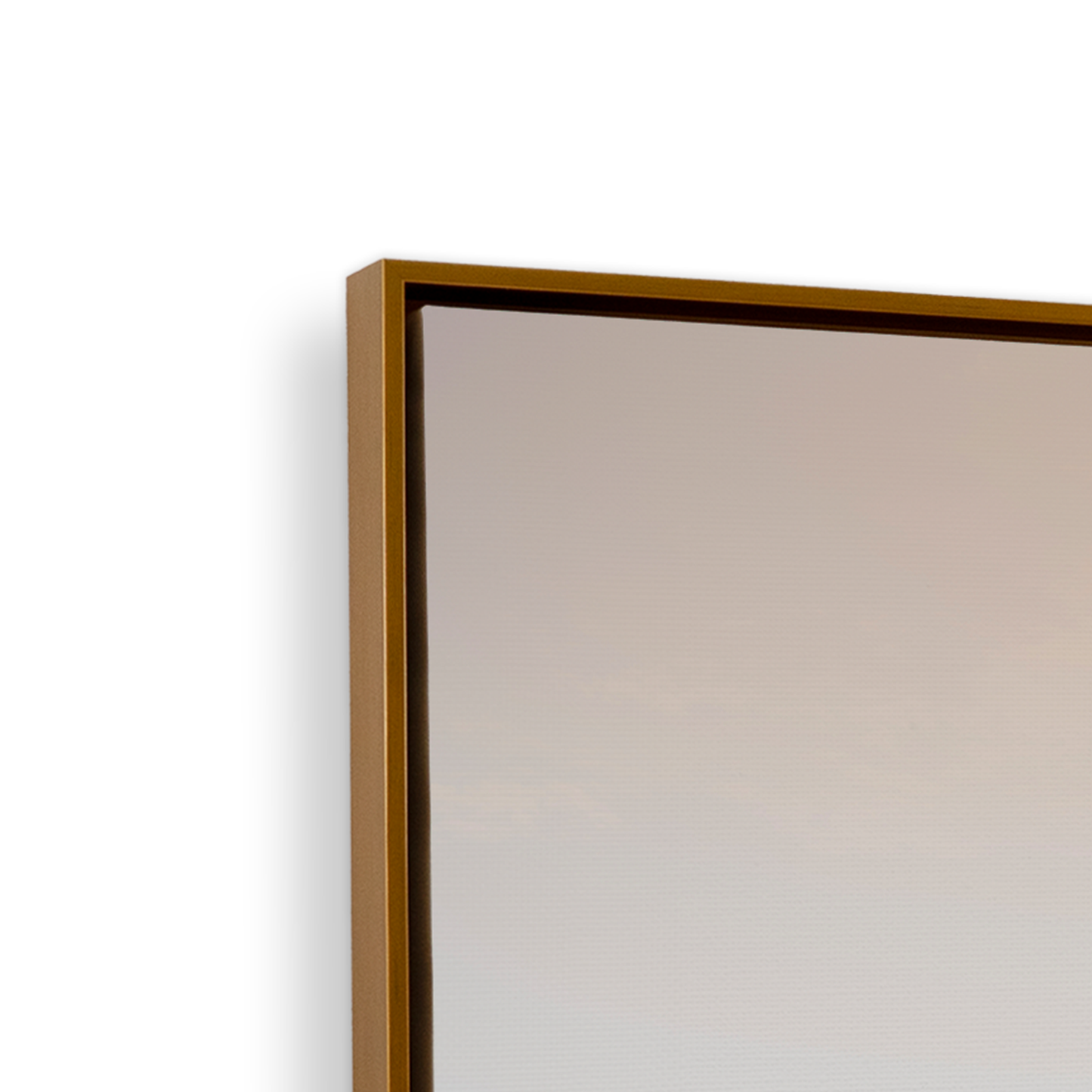 [color:Polished Gold], Picture of corner of frame