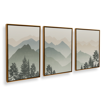 [color:Polished Gold], Picture of art in a black frame at angle