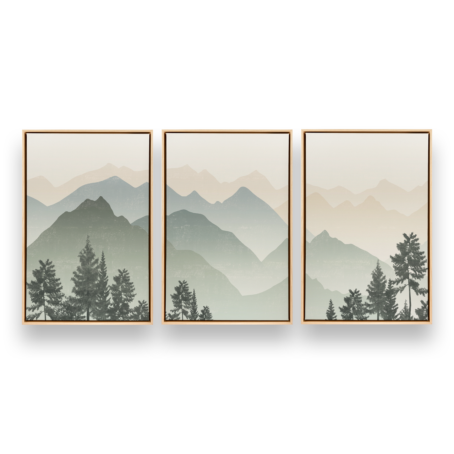 [color:American Maple], Picture of art in a black frame