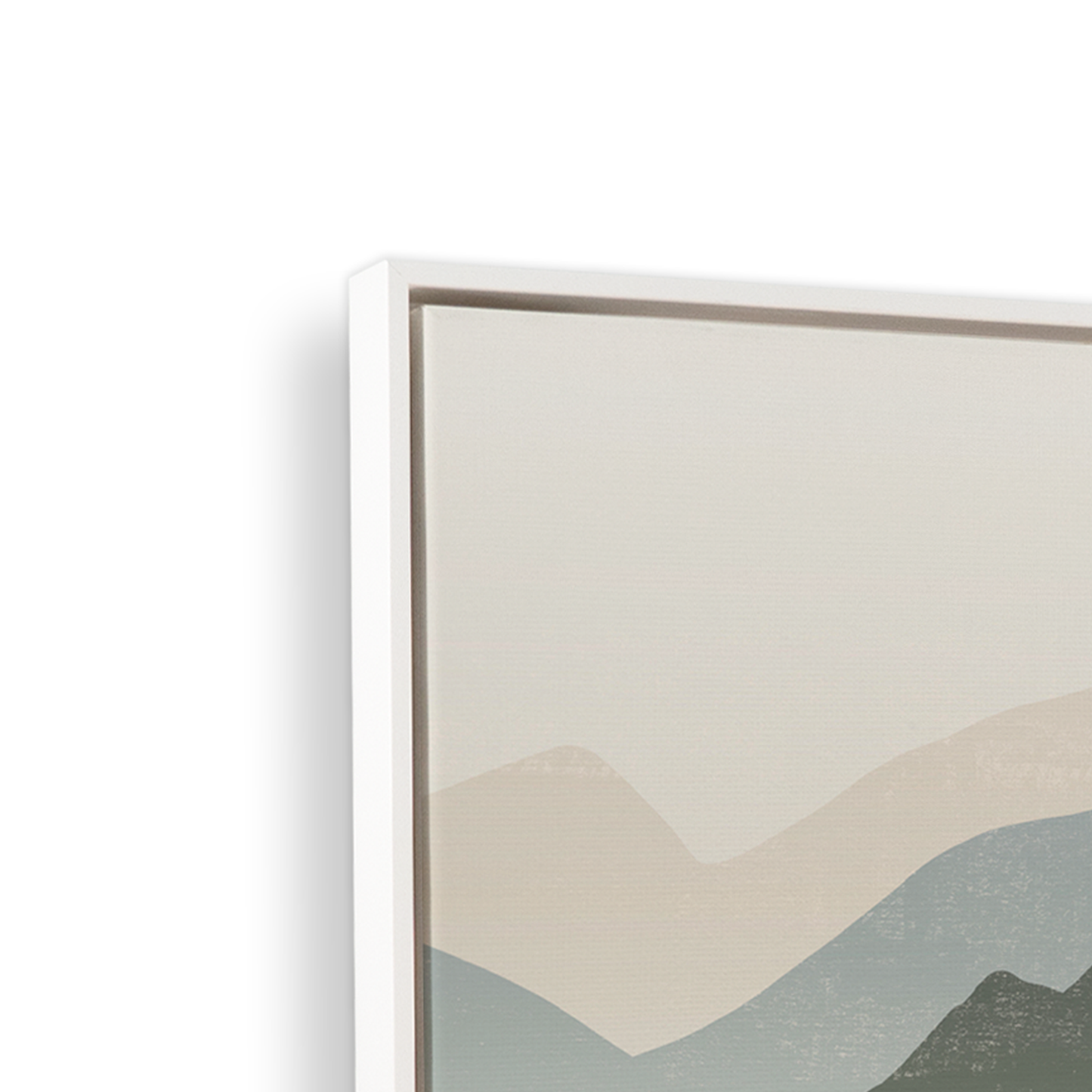 [color:Opaque White], Frame corner detail