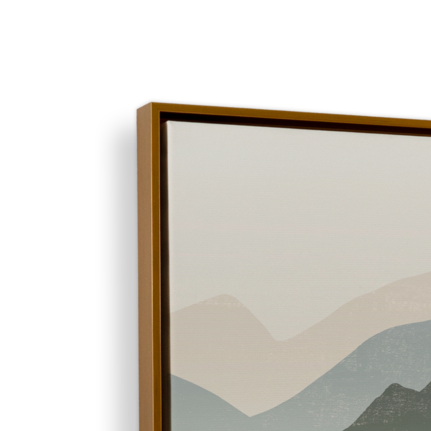 [color:Polished Gold], Frame corner detail