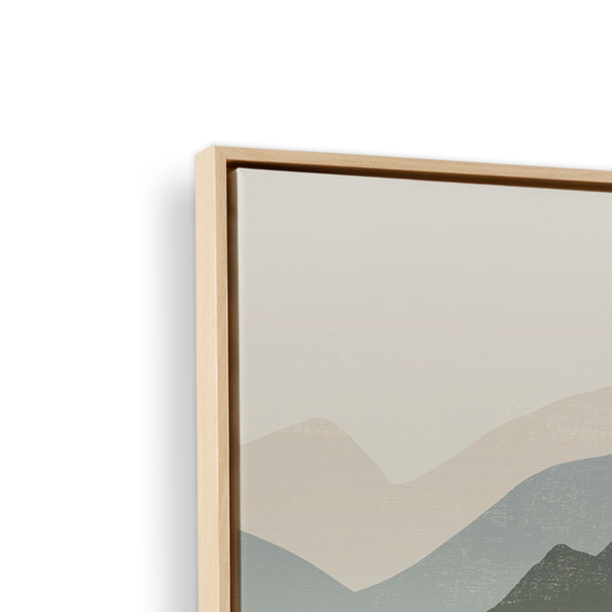 [color:American Maple], Frame corner detail