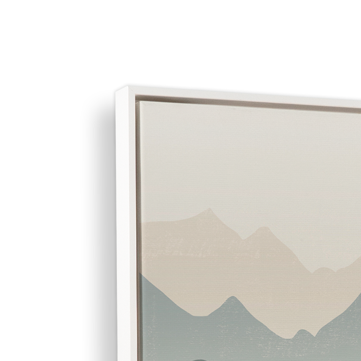 [color:Opaque White], Frame corner detail