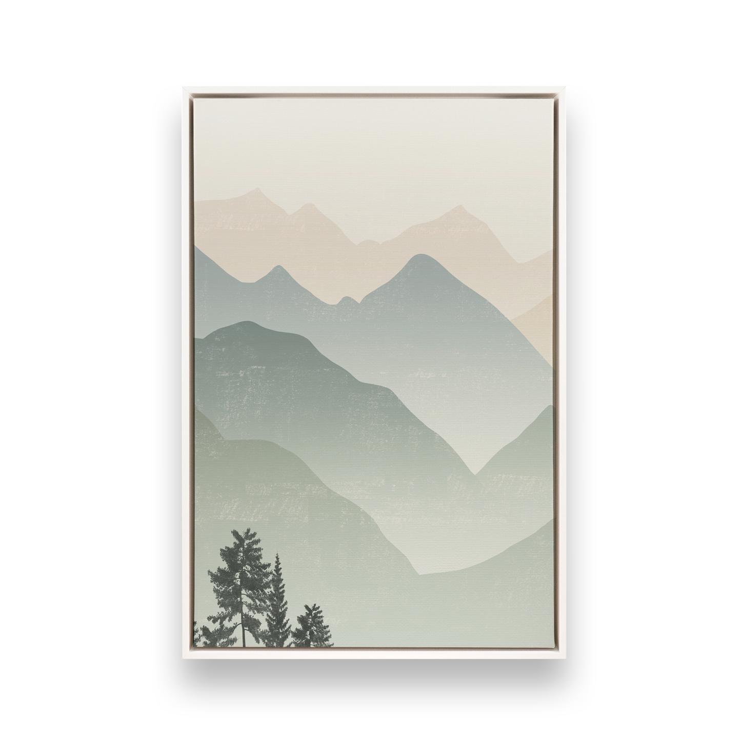 [color:Opaque White], Picture of art in a black frame