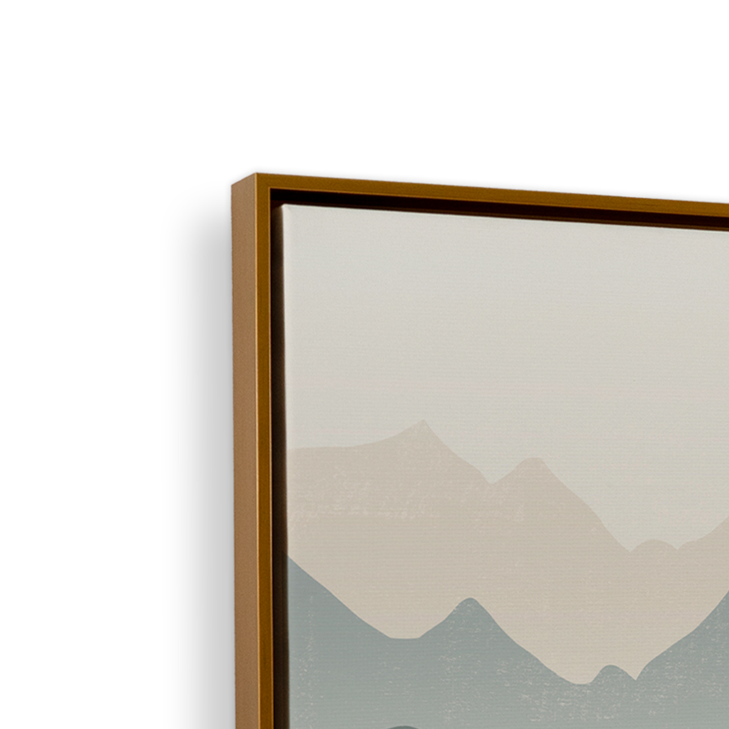 [color:Polished Gold], Frame corner detail