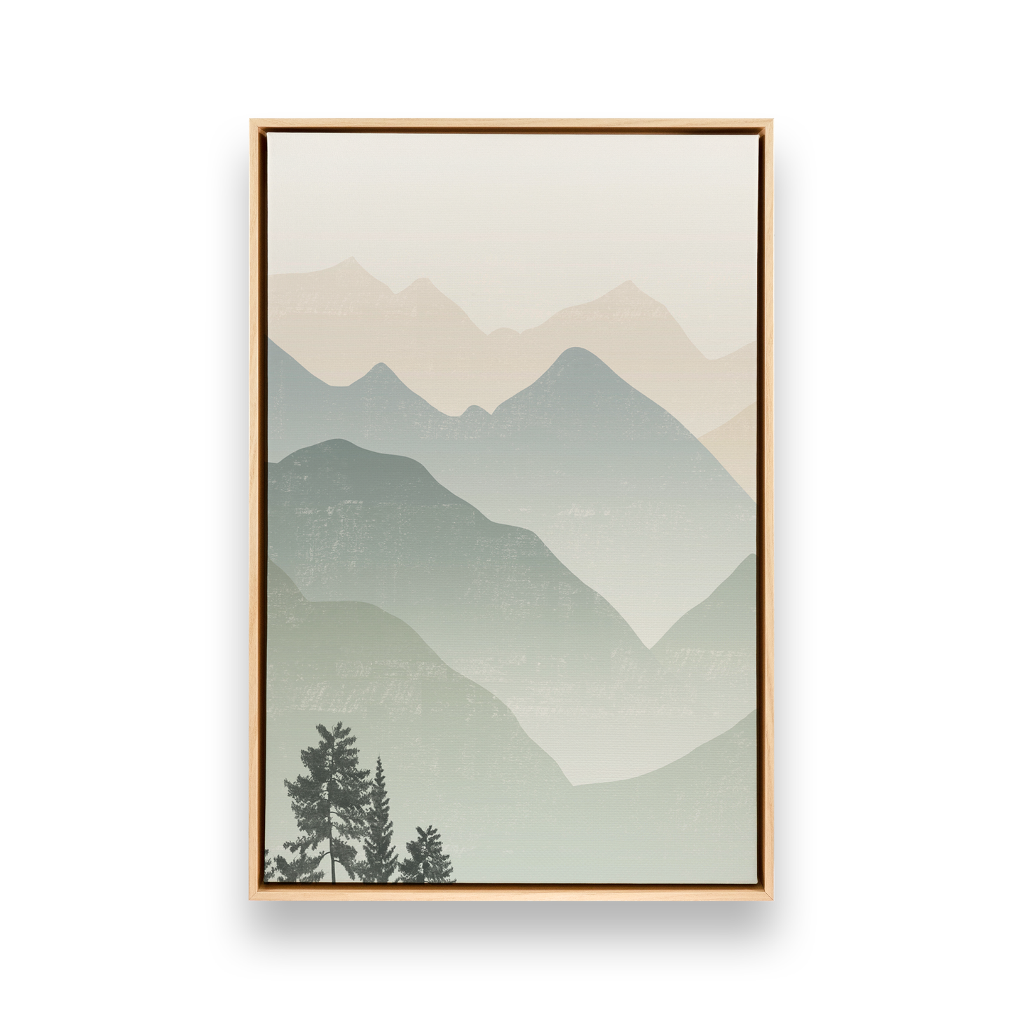 [color:American Maple], Picture of art in a black frame picture 2 of 3