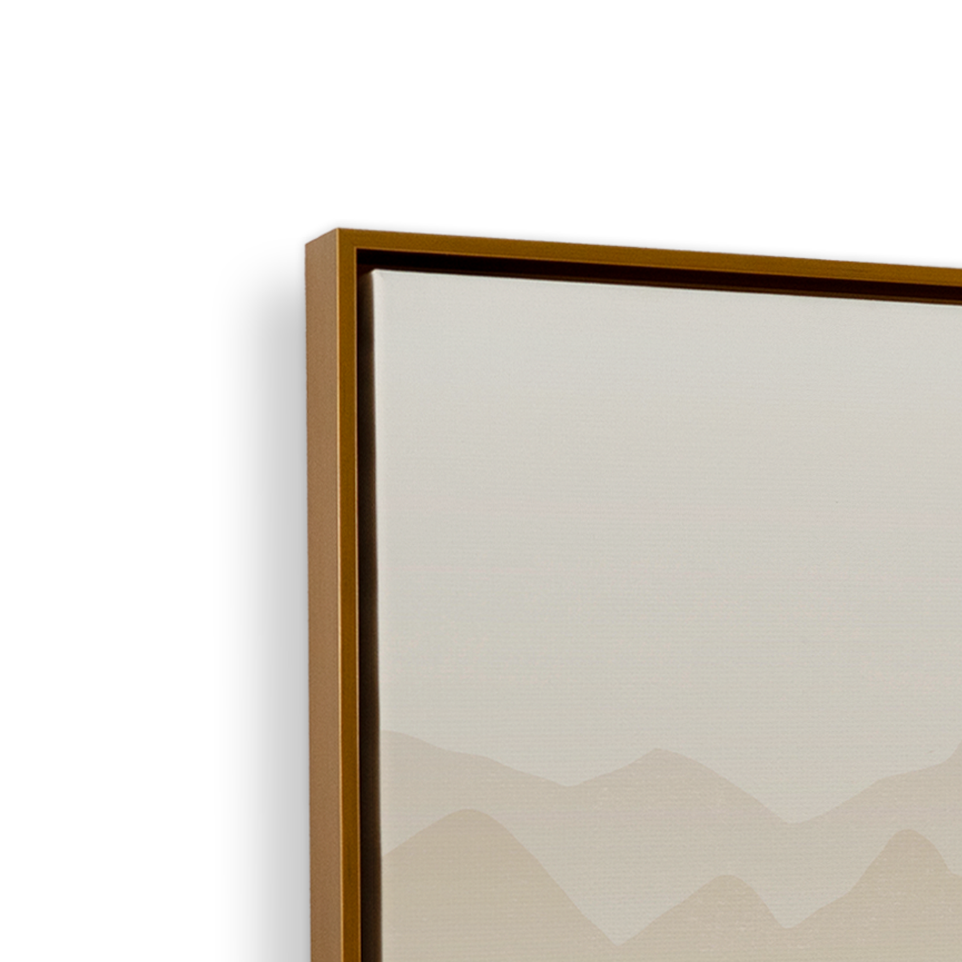 [color:Polished Gold], Frame corner detail