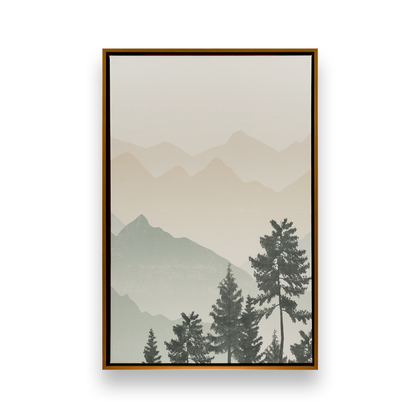 [color:Polished Gold], Picture of art in a black frame