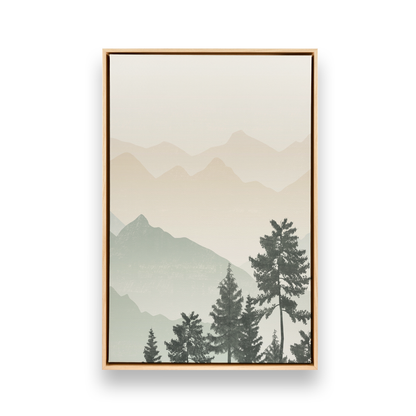 [color:American Maple], Picture of art in a black frame