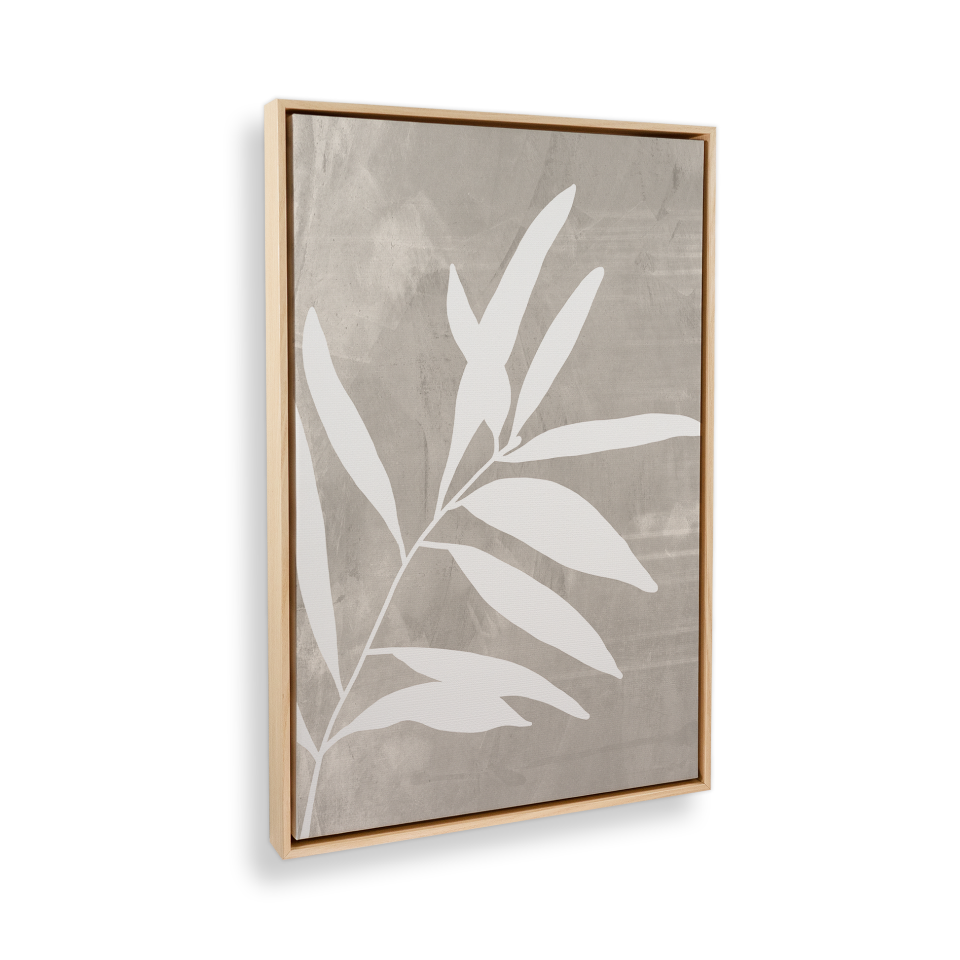 [color:American Maple], Picture of art in a black frame at an angle