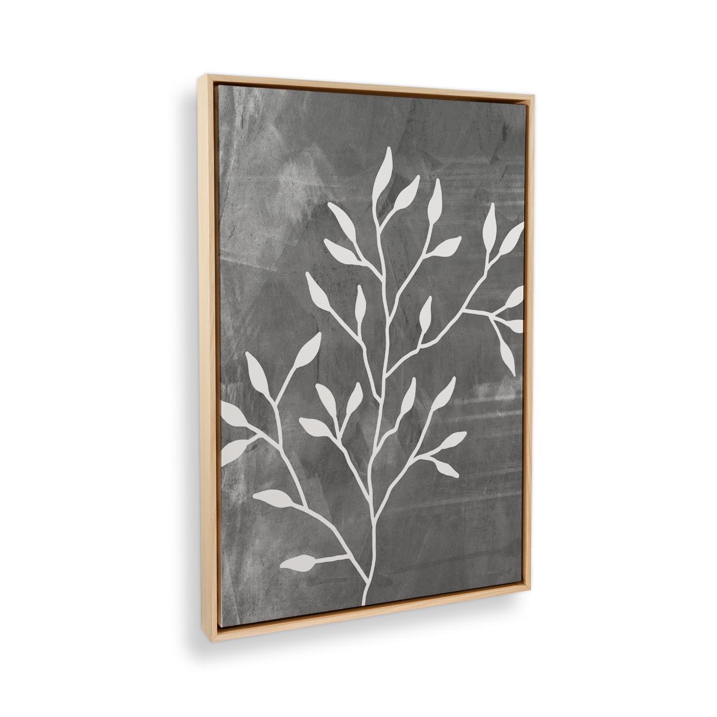 [color:American Maple], Picture of art in a black frame at an angle