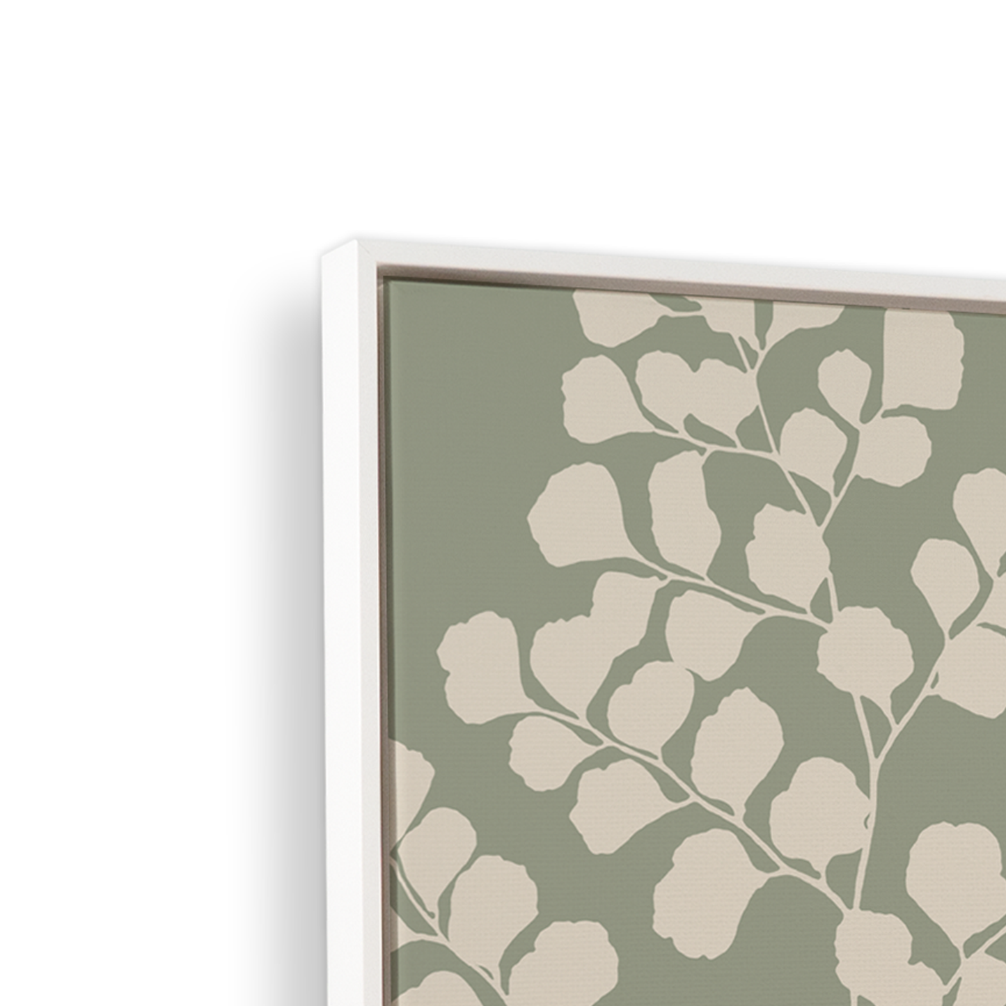 [color:Opaque White], Frame corner detail