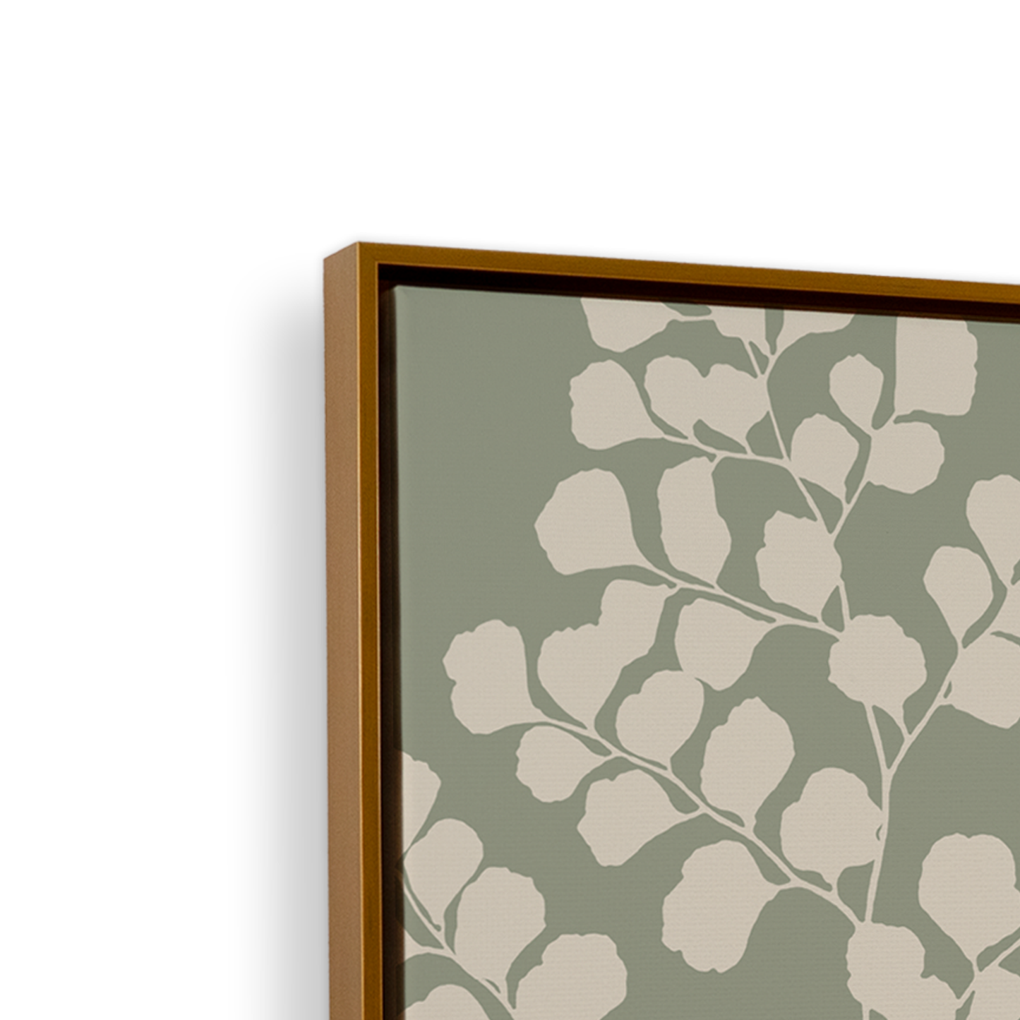 [color:Polished Gold], Frame corner detail