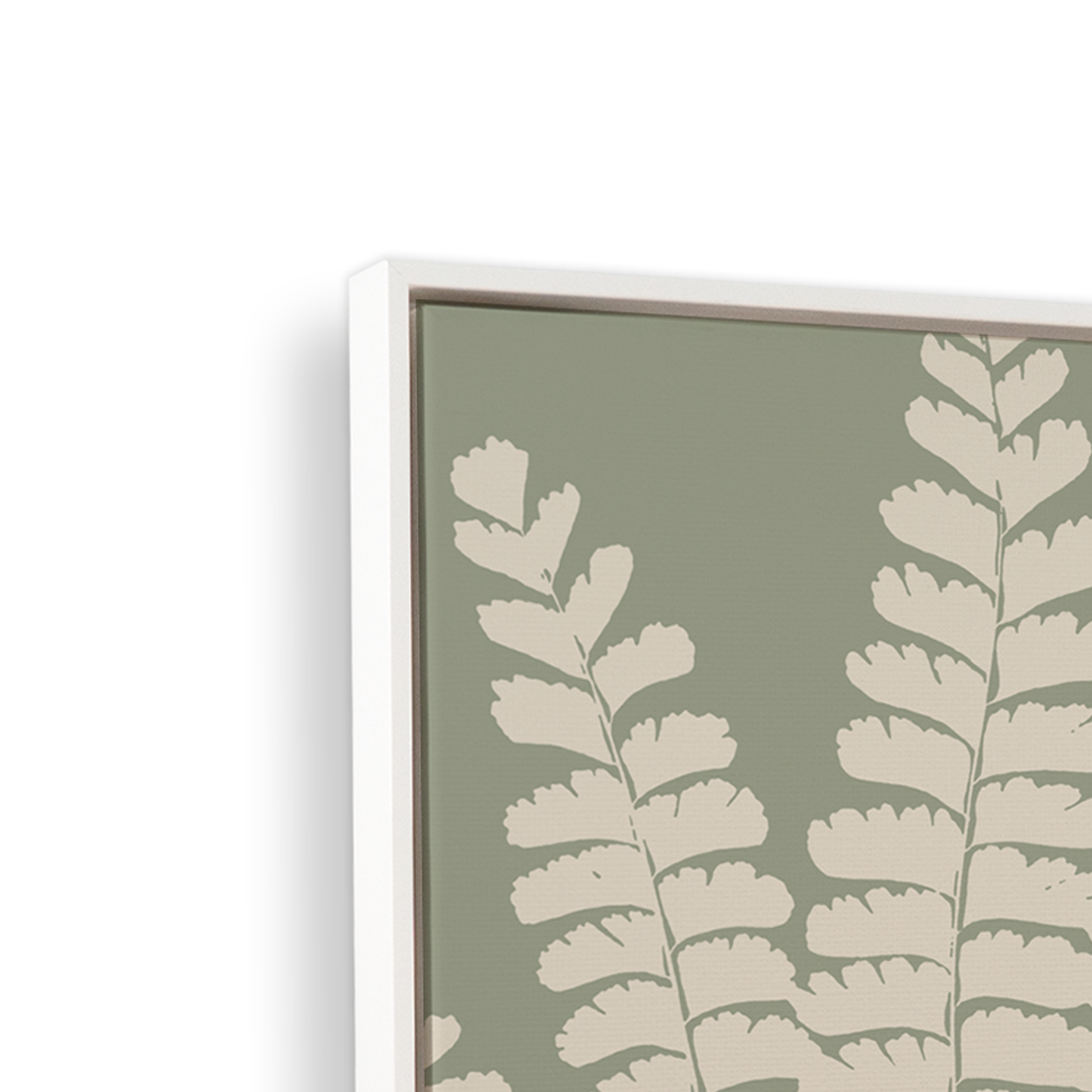 [color:Opaque White], Frame corner detail