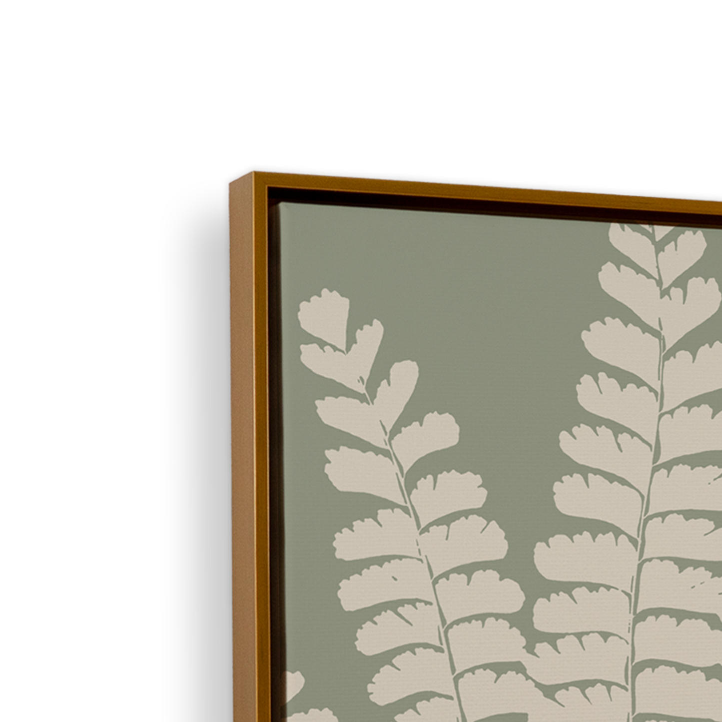 [color:Polished Gold], Frame corner detail