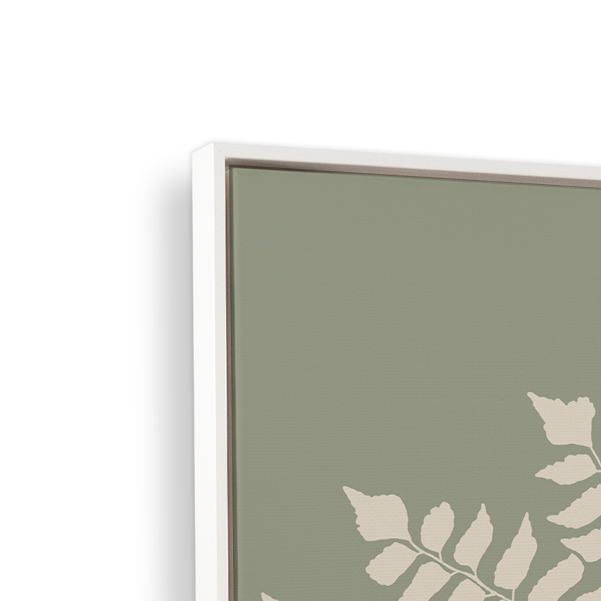 [color:Opaque White], Frame corner detail