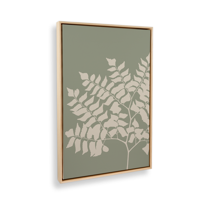 [color:American Maple], Picture of art in a black frame at angle