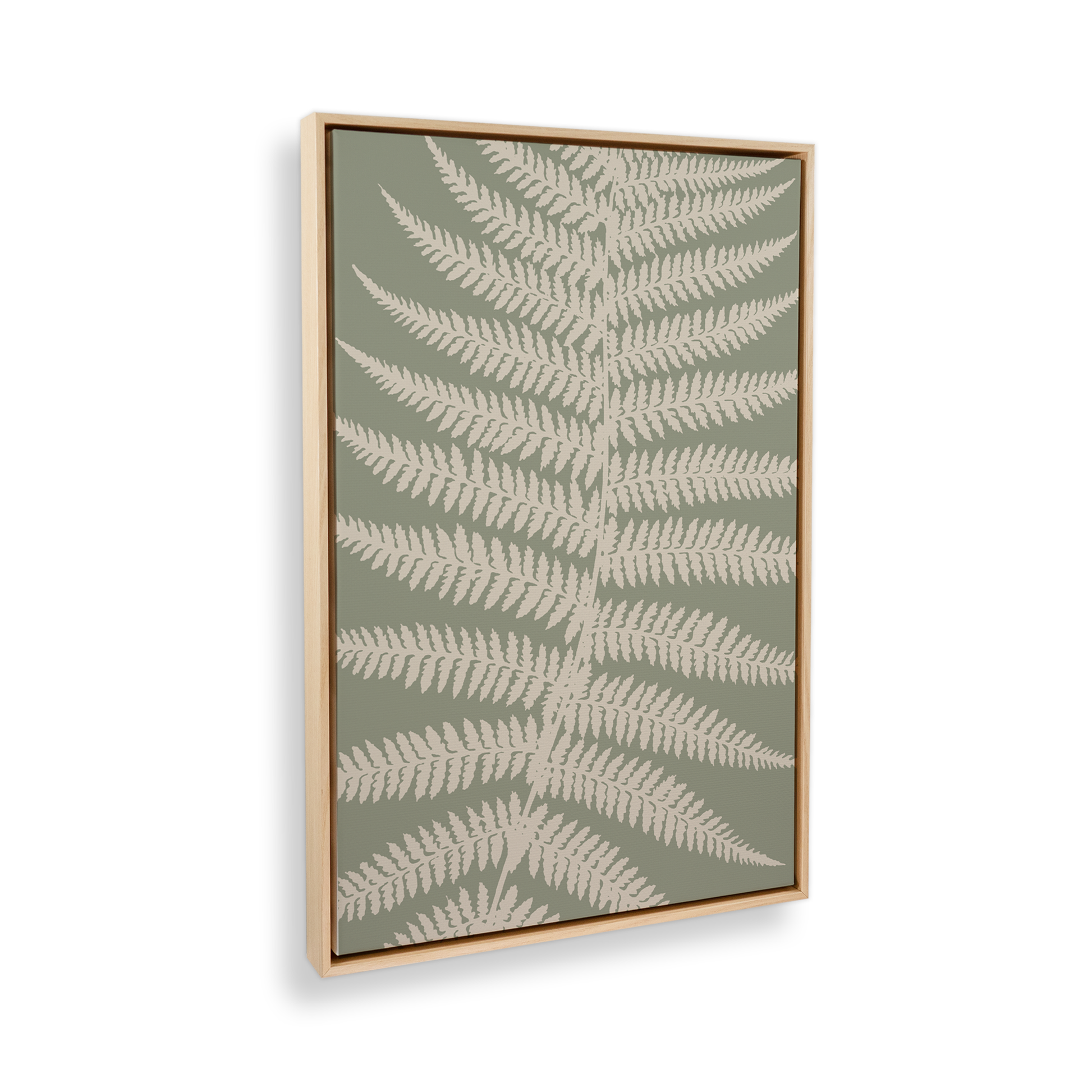 [color:American Maple], Picture of art in a black frame at angle