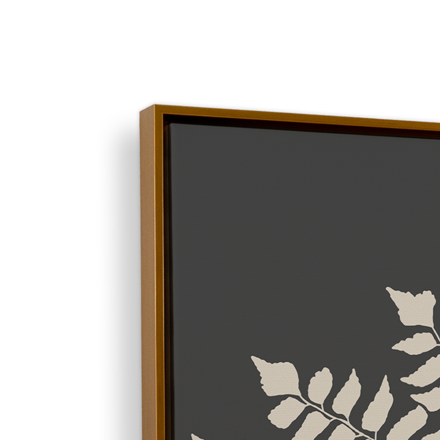 [color:Polished Gold], Frame corner detail