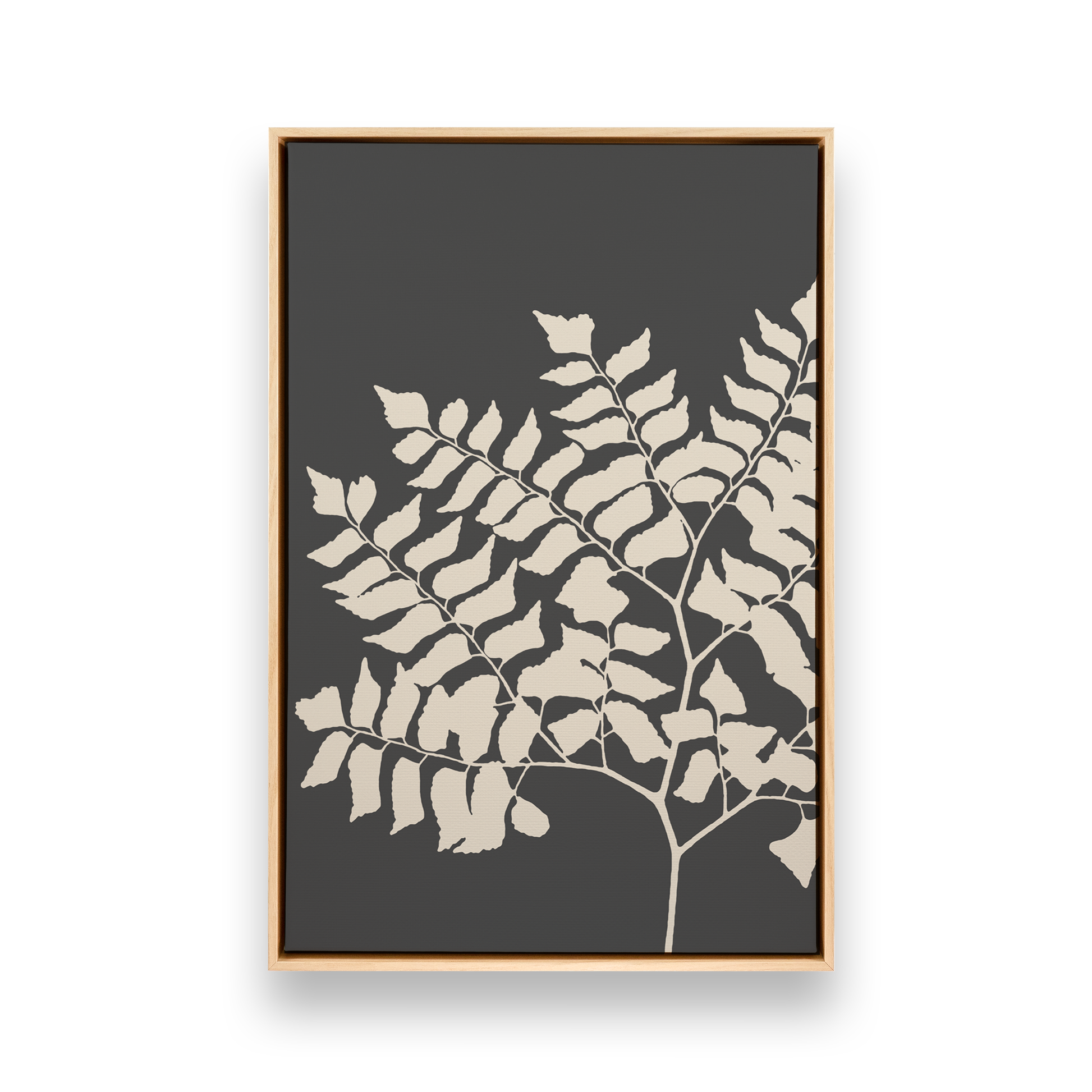 [color:American Maple], Picture of art in a black frame