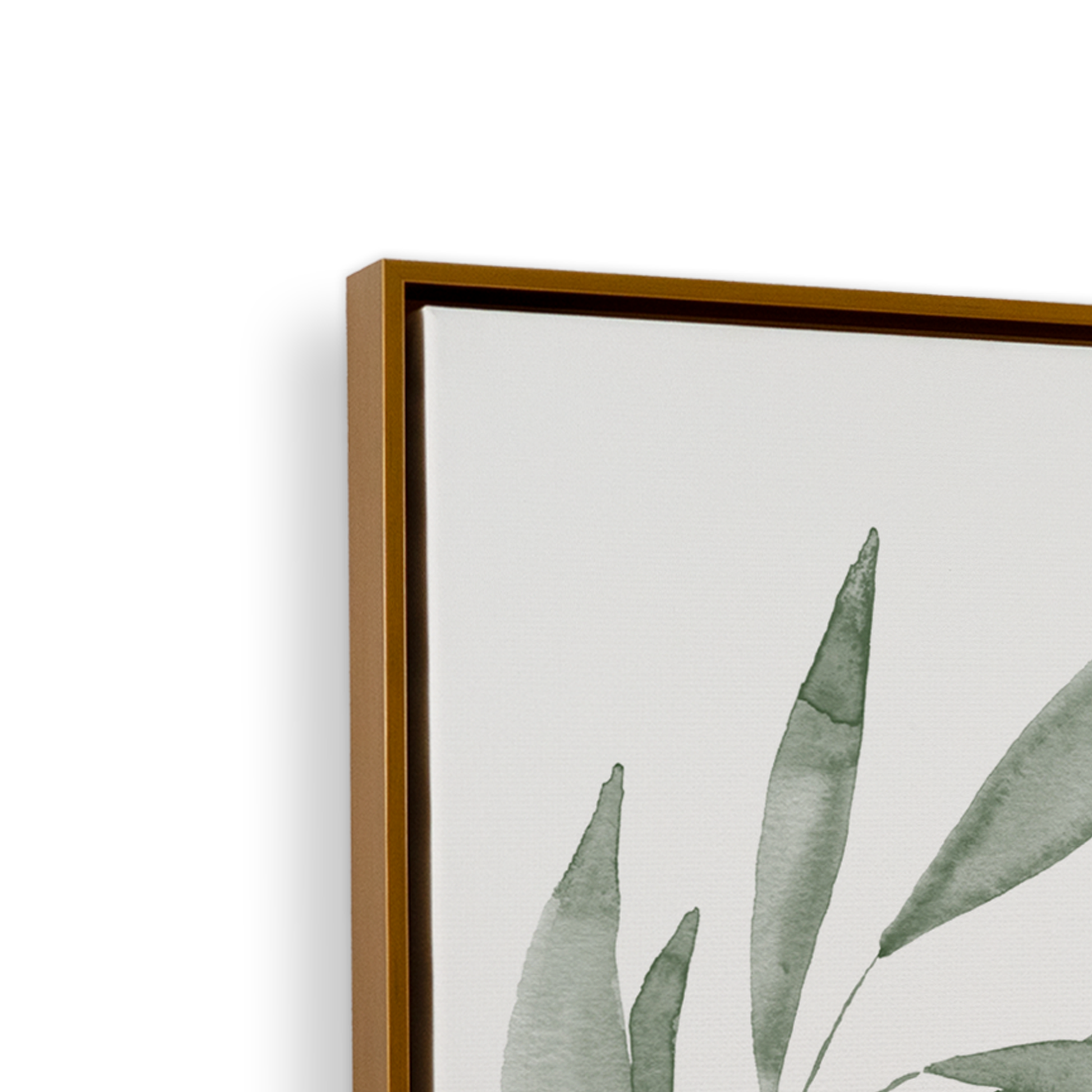 [color:Polished Gold], Frame corner detail