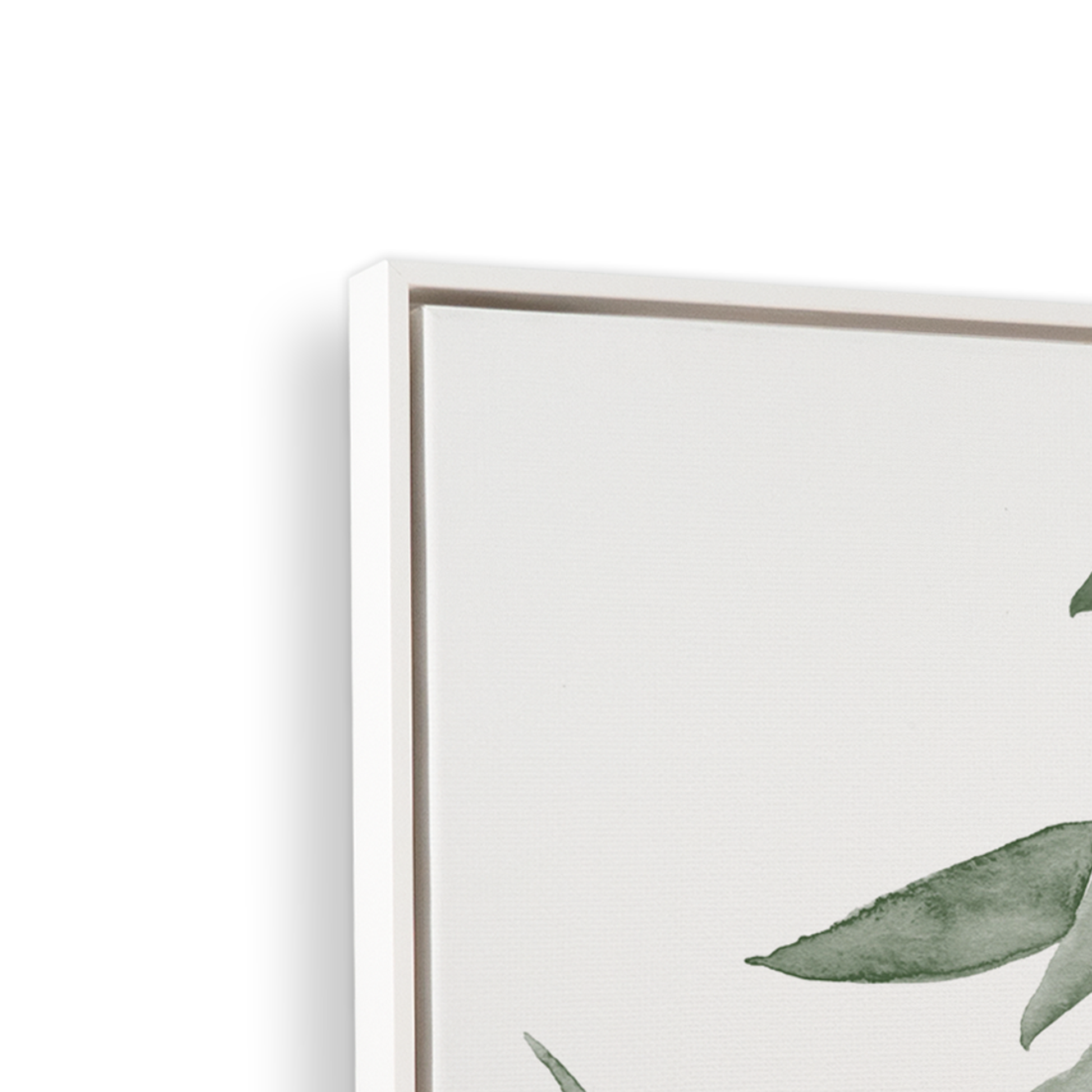 [color:Opaque White], Frame corner detail