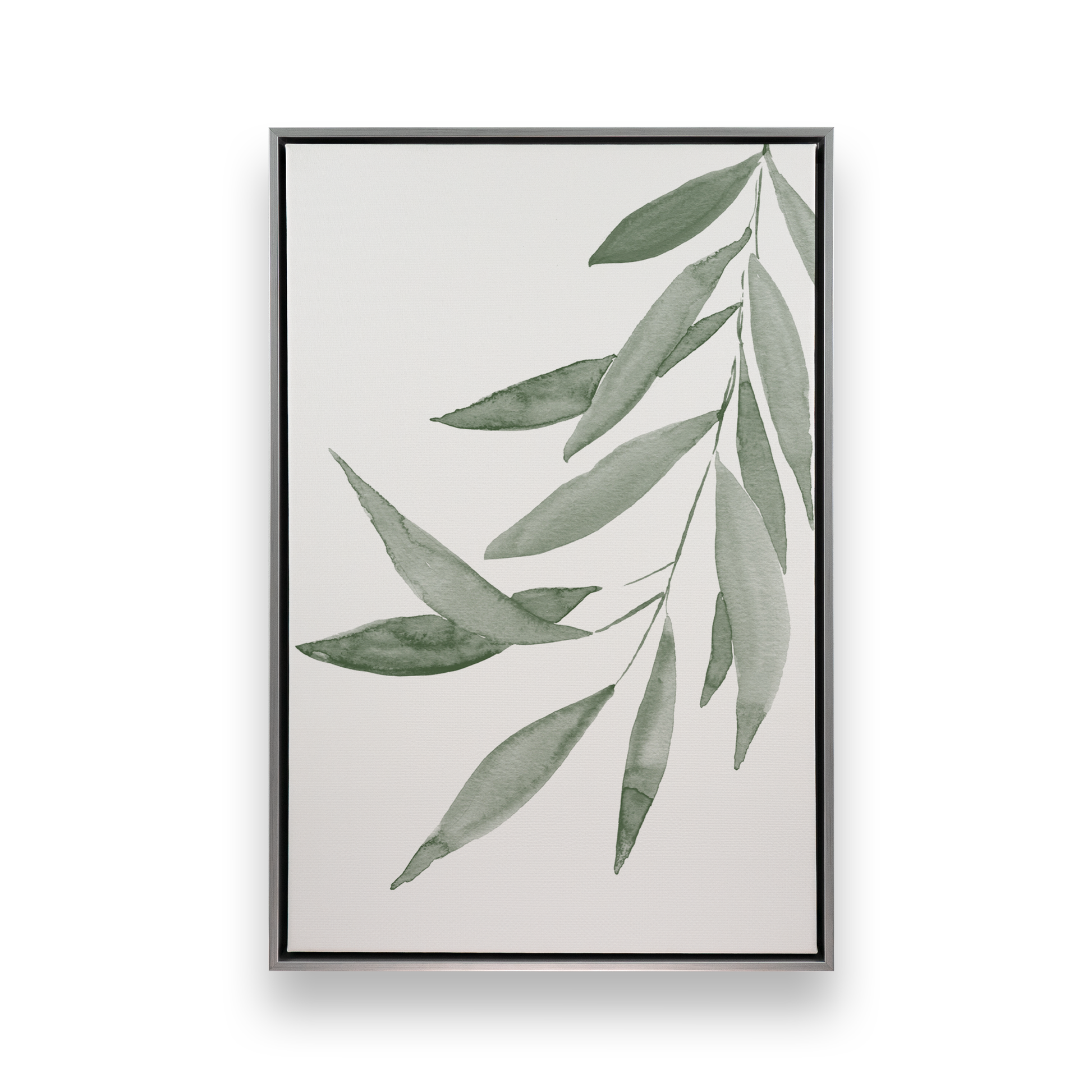 [color:Polished Chrome], Picture of art in a black frame