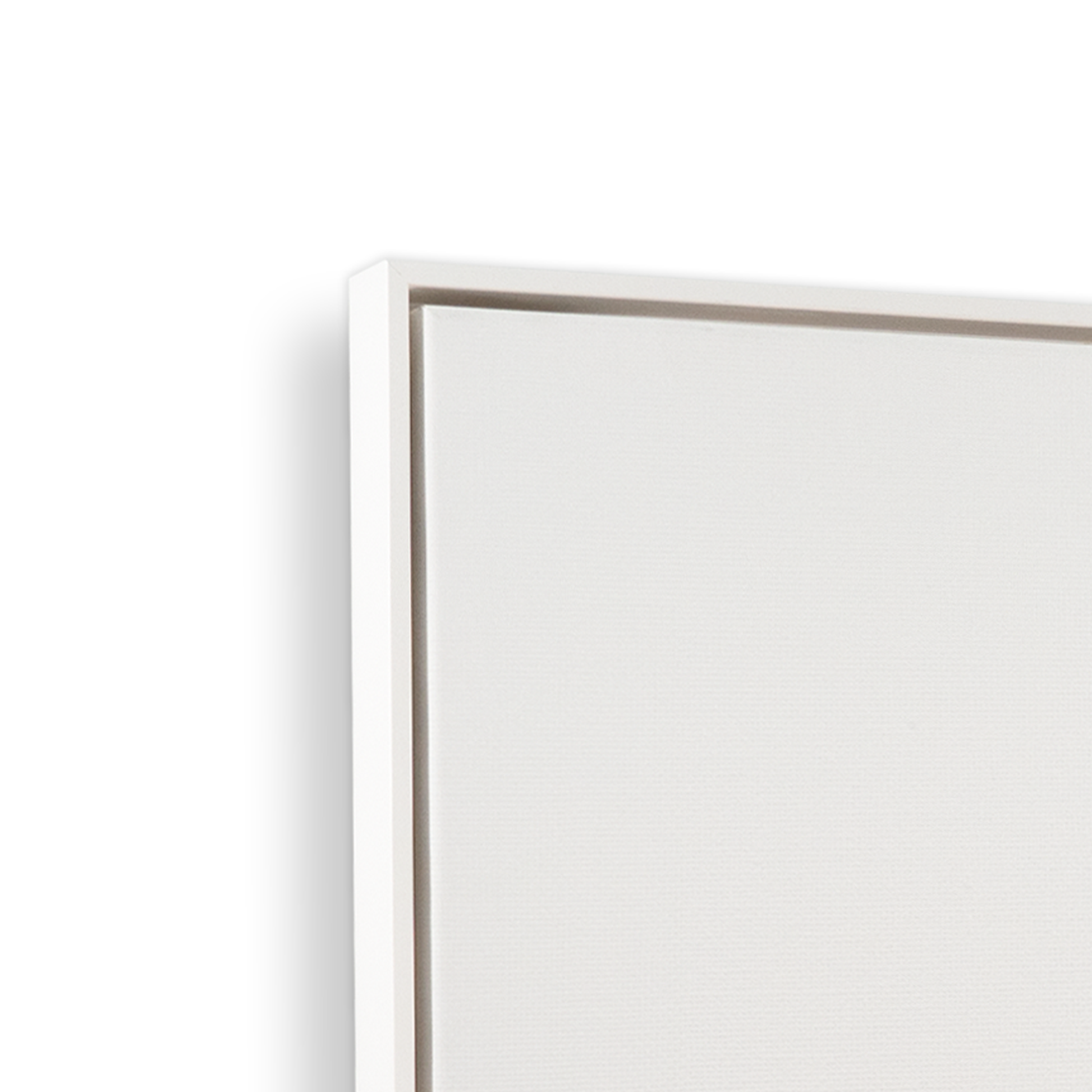 [color:Satin White],[shape:rectangle], Picture of corner of frame