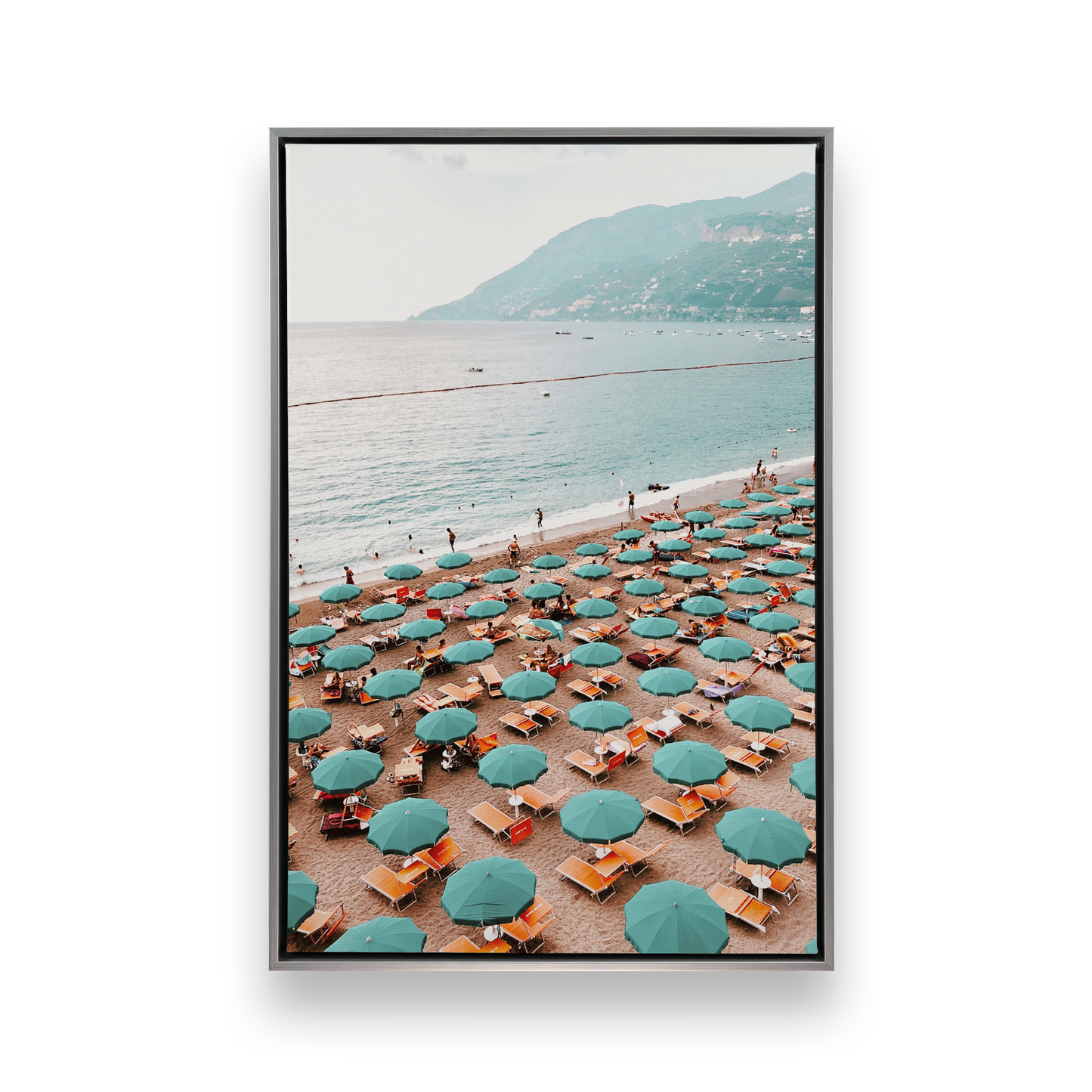 [color:Polished Chrome], Picture of art in a black frame