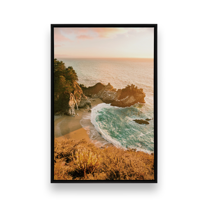 Picture of art in a Satin Black frame