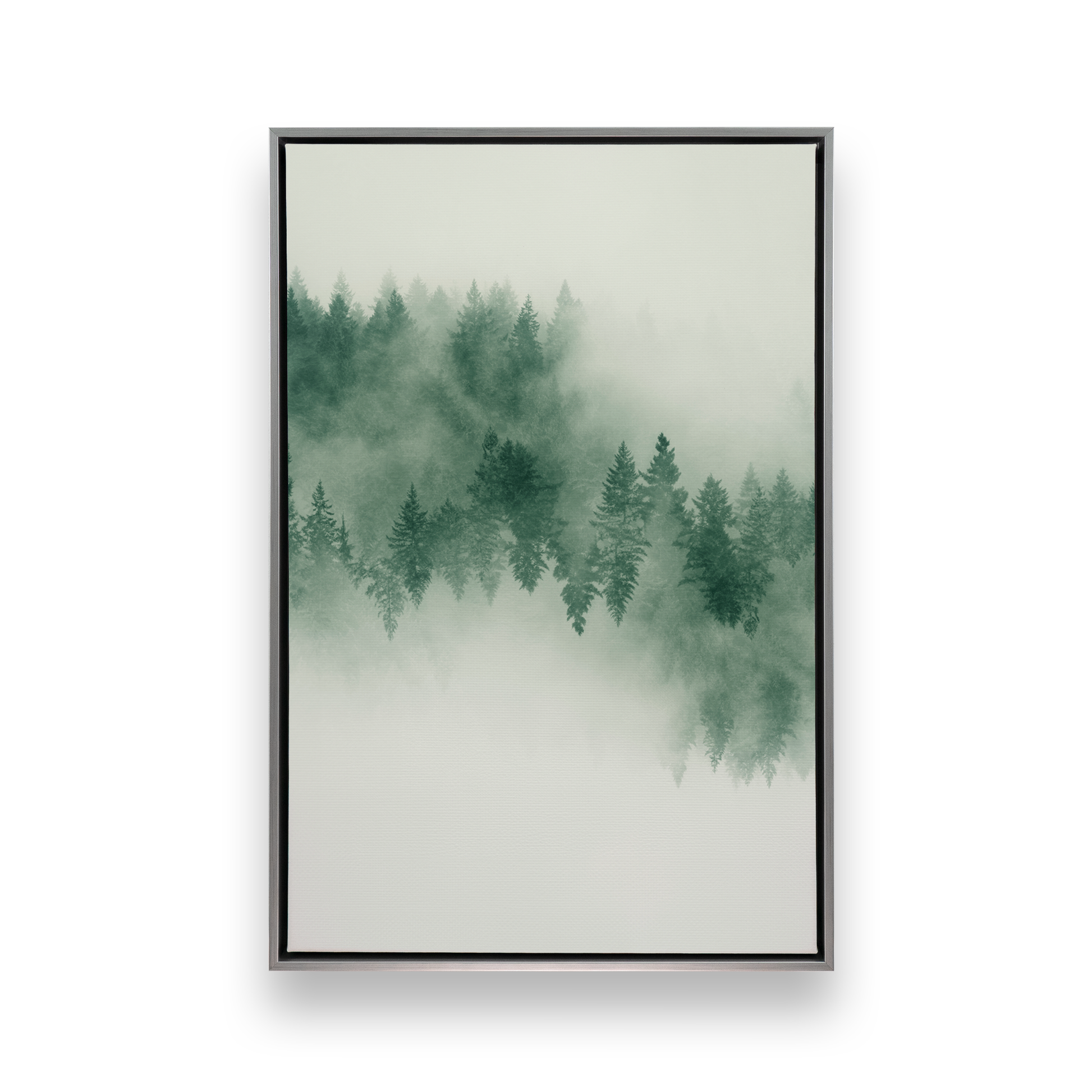 [color:Polished Chrome], Picture of art in a black frame