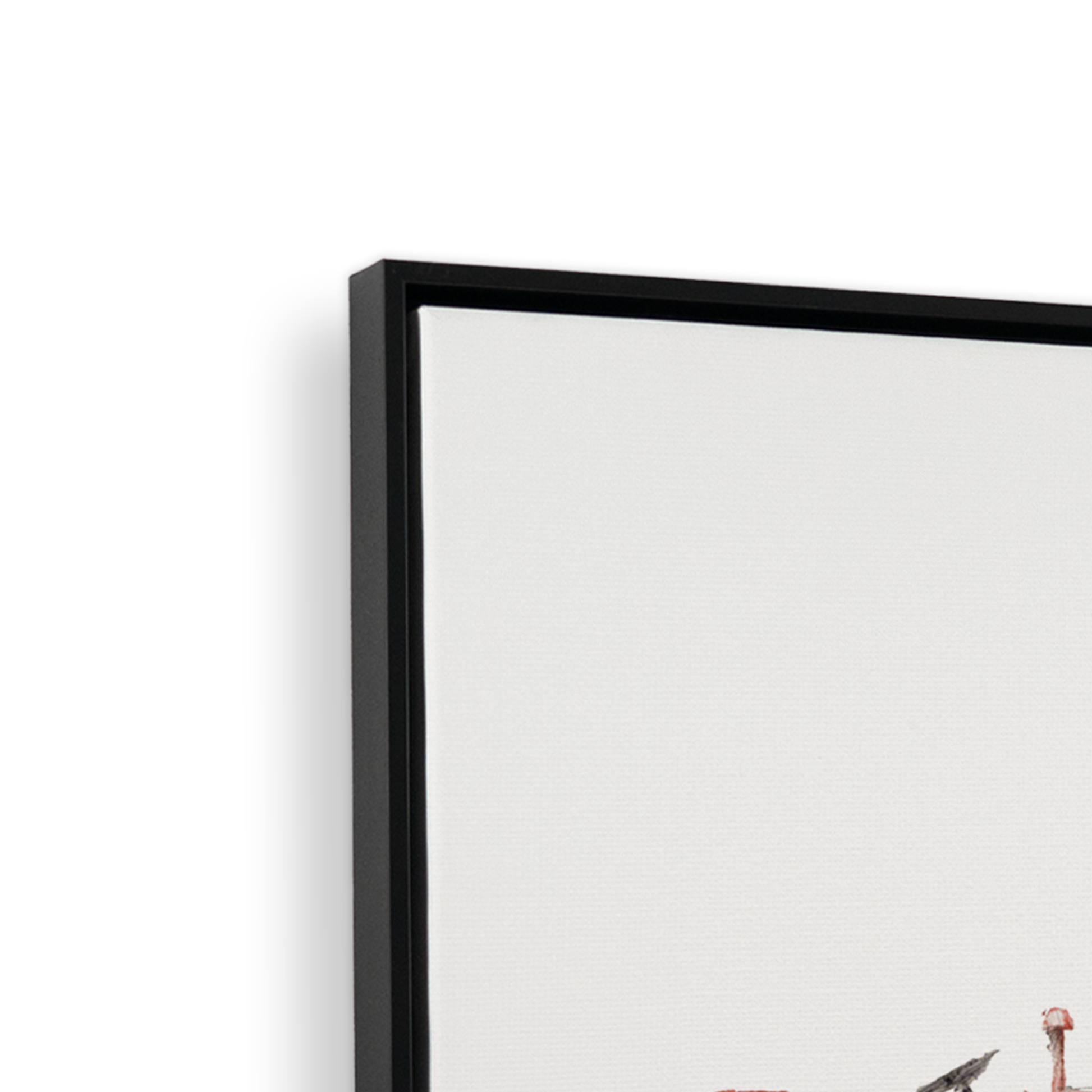 [color:Satin Black], Frame corner detail