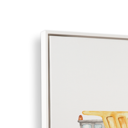 [color:Opaque White], Frame corner detail