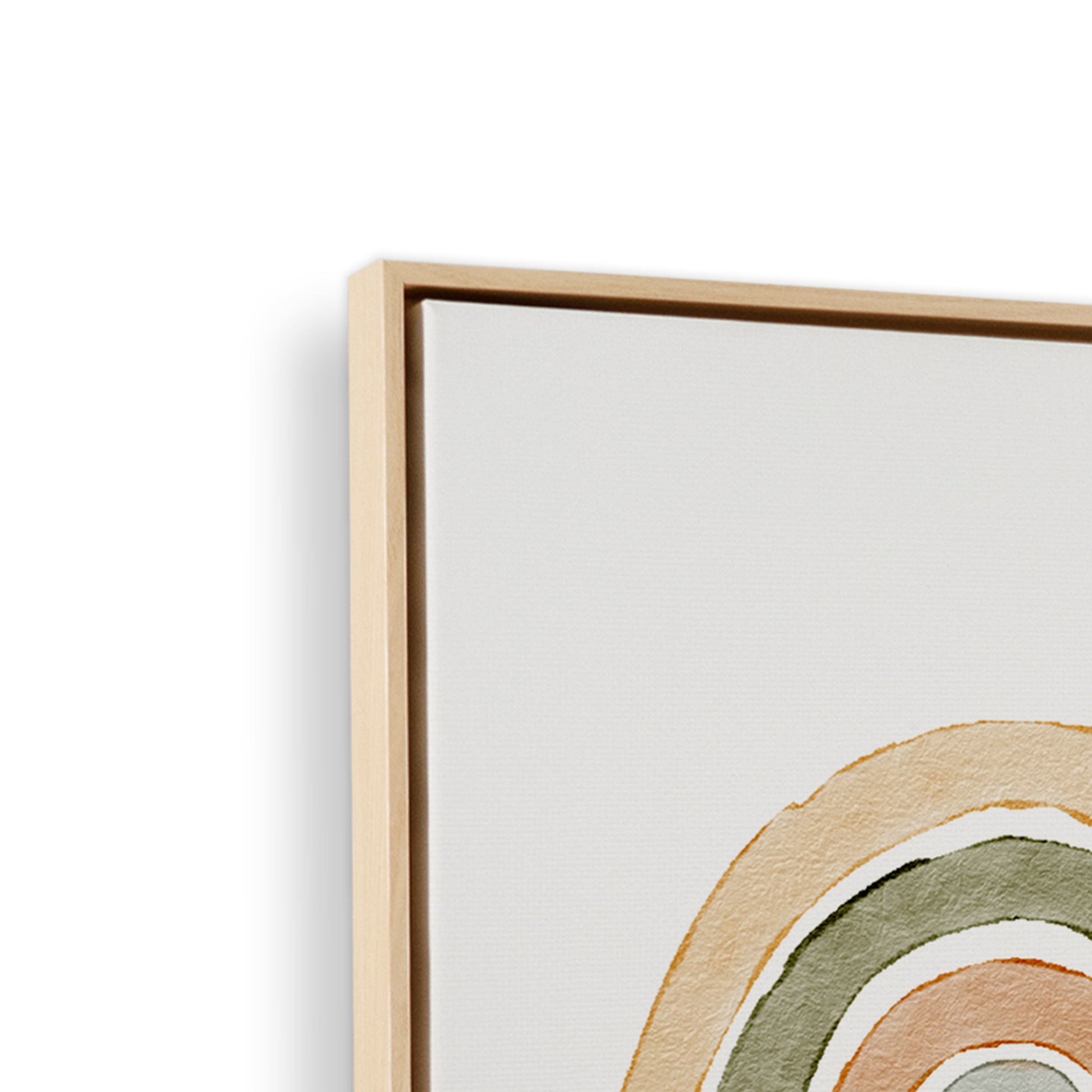 [color:American Maple], Frame corner detail