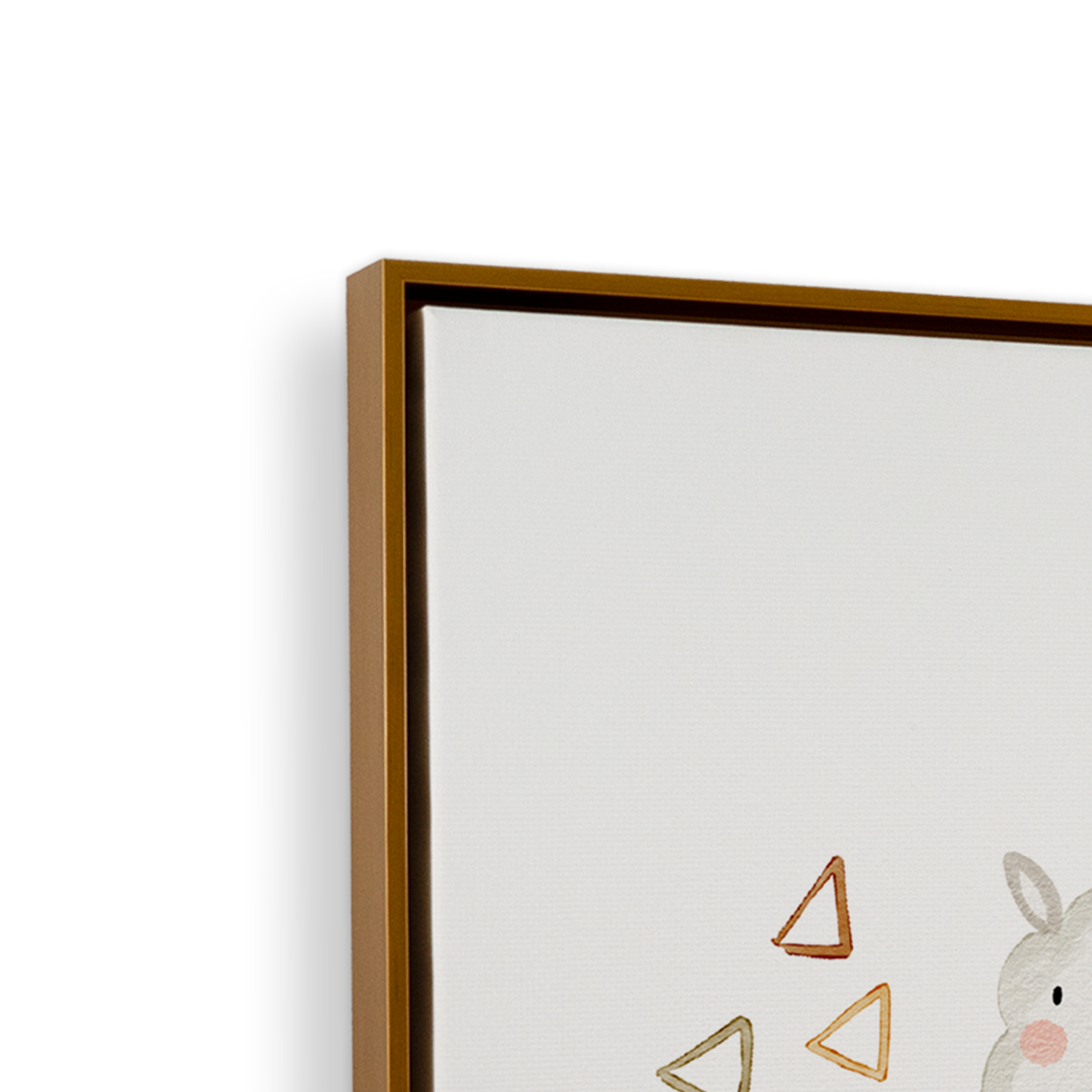 [color:Polished Gold], Frame corner detail