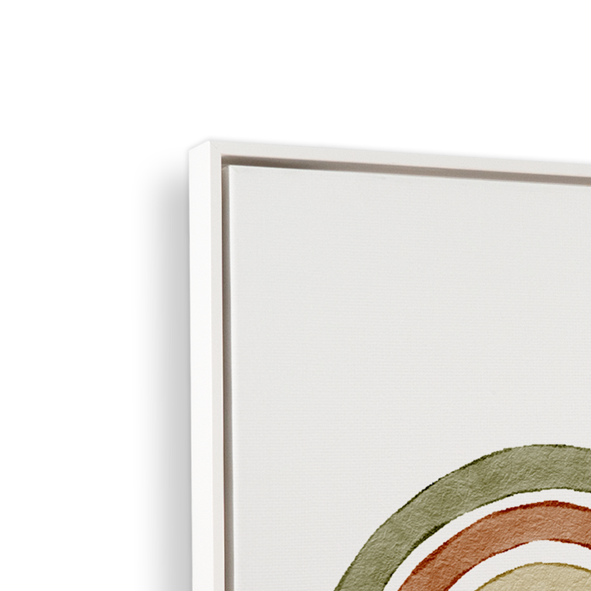 [color:Opaque White], Frame corner detail