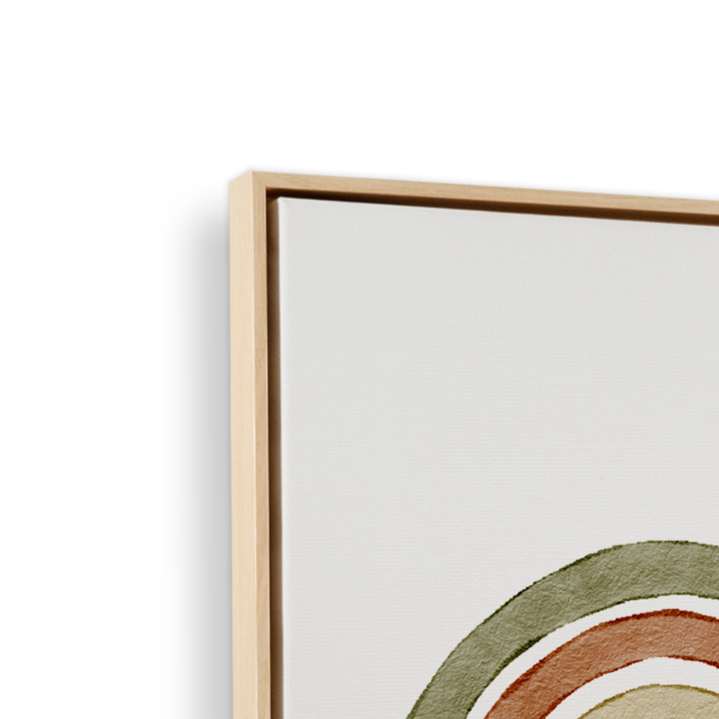 [color:American Maple], Frame corner detail