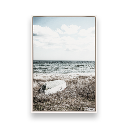 [color:Satin White], Picture of art in a black frame