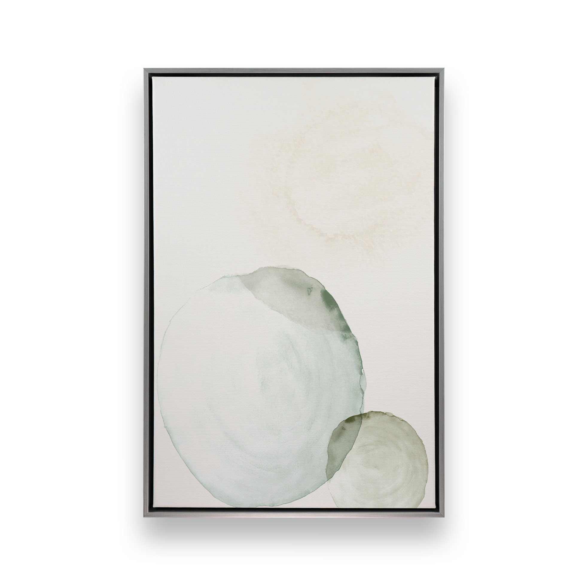 [color:Polished Chrome], Picture of art in a black frame