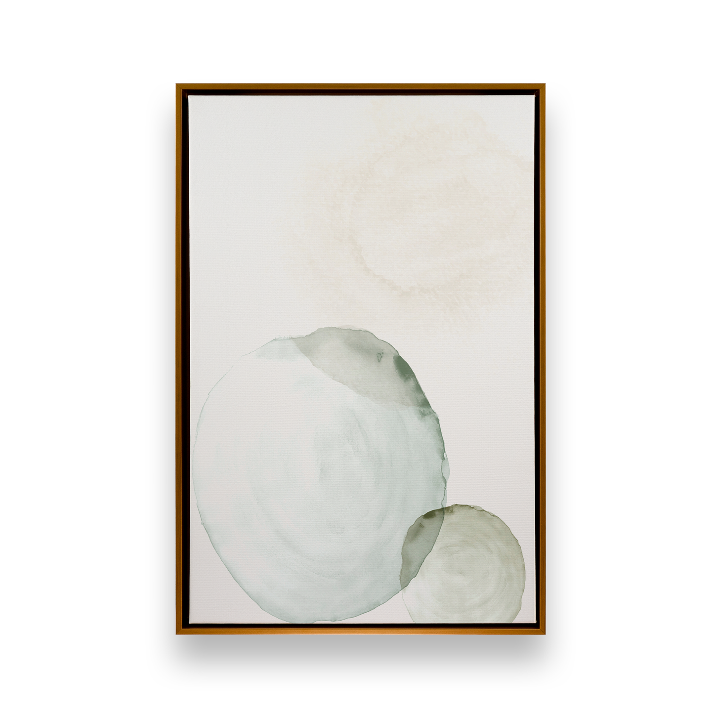 [color:Polished Gold], Picture of art in a black frame