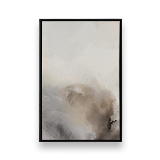 Picture of art in a Satin Black frame