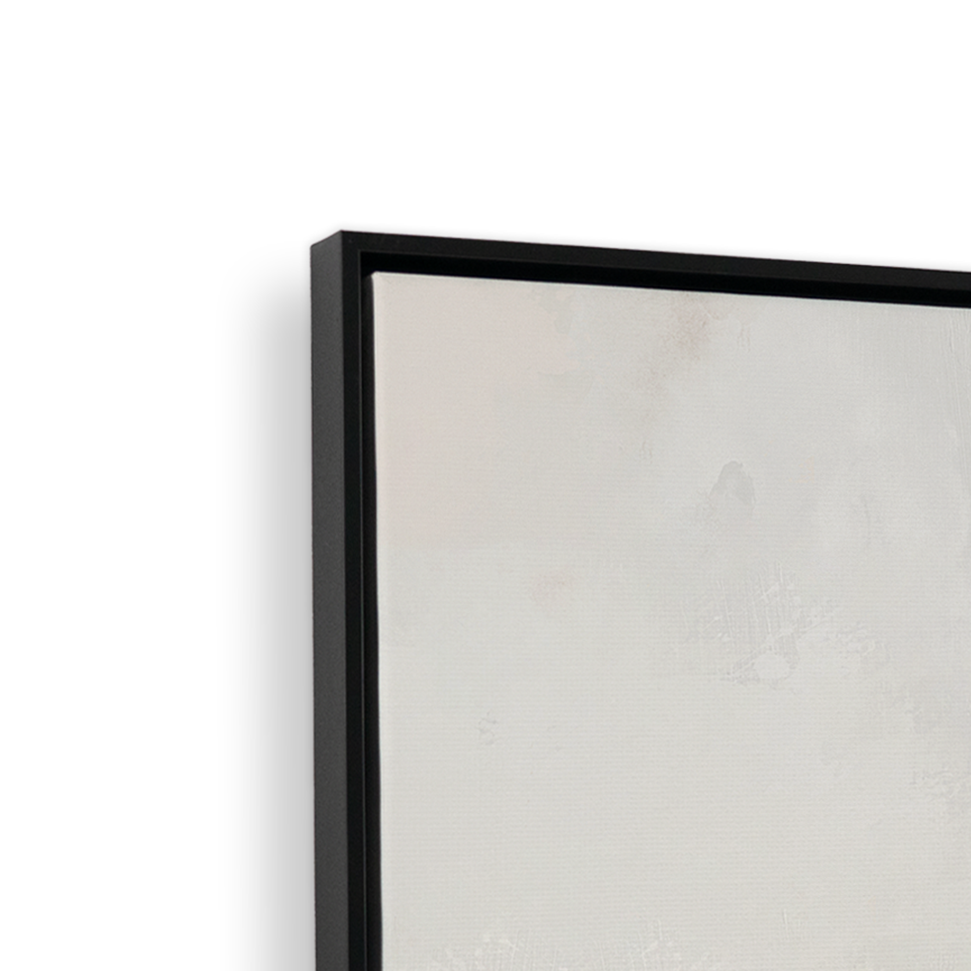 [color:Satin Black], Corner of Picture of art on Canvas