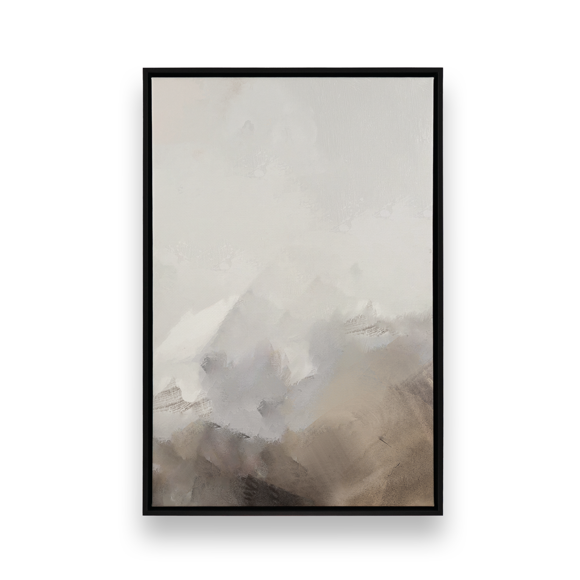 Picture of art in a Satin Black frame