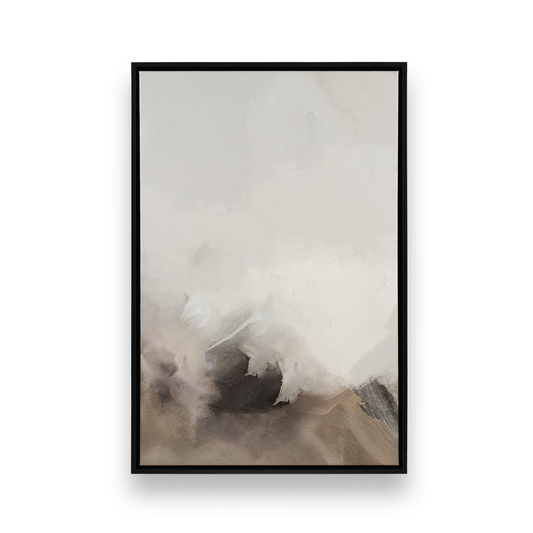 Picture of art in a Satin Black frame