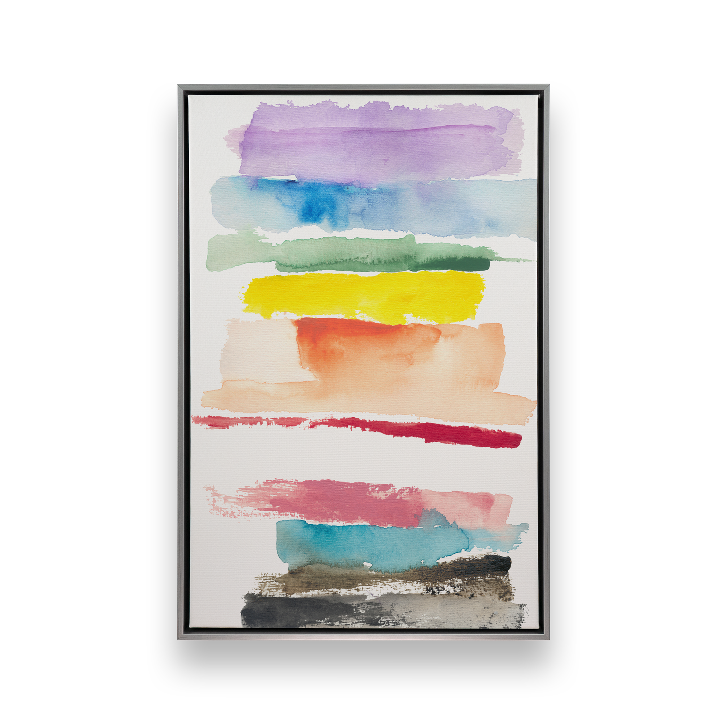 [color:Polished Chrome], Picture of art in a black frame