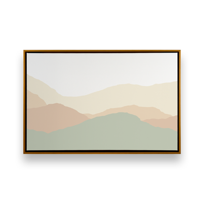 [color:Polished Gold], Picture of art in a black frame