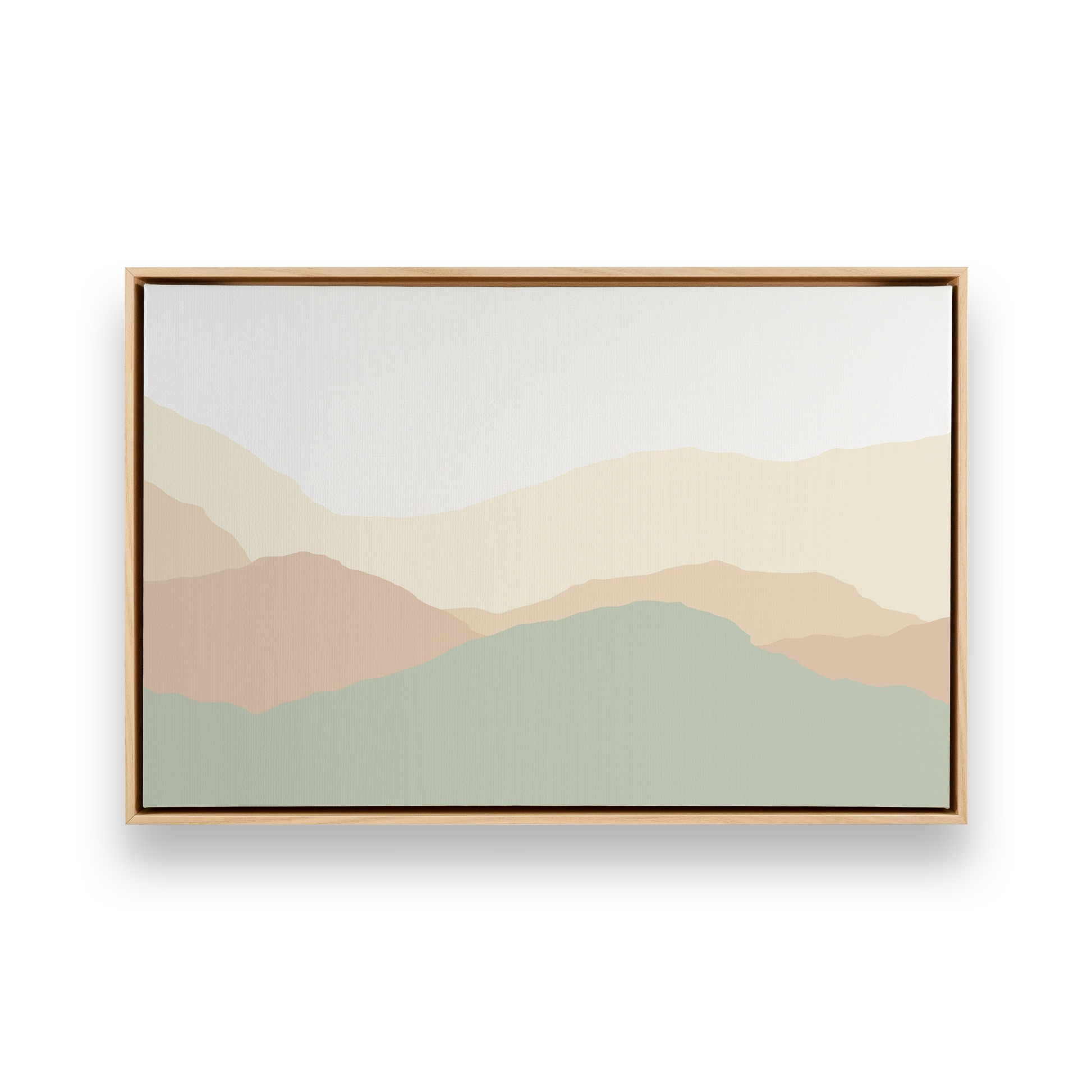 [color:American Maple], Picture of art in a black frame